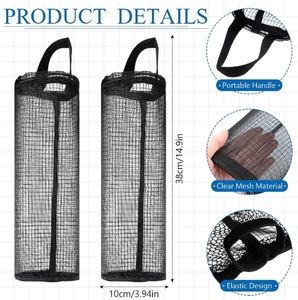 NEW 2 Pack Large Grocery Bag Dispensible Hanging Storage Containers